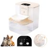 Smart Pet Water Fountain Automatic Water Dispenser 4.5L Cordless Rechargeable Dog Water Fountain Self-Refill with 3 Adjustable Volume 3 Time Inter
