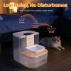 Smart Pet Water Fountain Automatic Water Dispenser 4.5L Cordless Rechargeable Dog Water Fountain Self-Refill with 3 Adjustable Volume 3 Time Inter