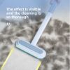 Hair Removal Brush with Comfortable Grip - Efficient Pet Hair Pickup Soft Bristles Easy Cleaning