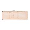 Dog Ramp, Folding Pet Ramp for Bed, Adjustable Dog Ramp for Small, Large, Old Dogs & Cats, Wooden Pet Ramp with 47.2" Long Ramp