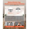 Retractable Baby Gate, 34 inch Tall, Extends up to 110 inch Wide, Retractable Gate for Kids or Pets, Mesh Material, Easy to Install for Indoor Stairs