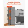 Retractable Baby Gate, Extends to 56.3 inch Wide, 31.3 inch Tall, with Security Lock, Easy to Use, Walk Through Without Tripping