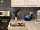 NEW Doberman Pinscher Fall Kitchen Pumpkins Glass Cutting Board Decorative Tempered Glass Kitchen Cutting and Serving Board Large Size Chopping Board